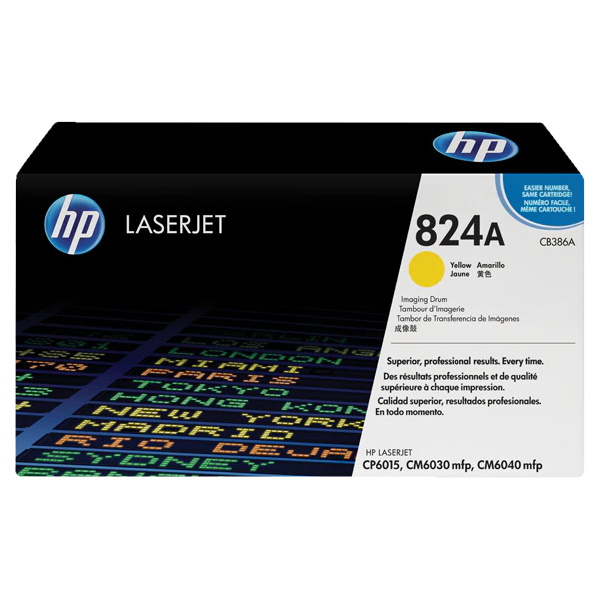 HP 824A YELLOW LJ IMAGE DRUM CB386A HP — view 2