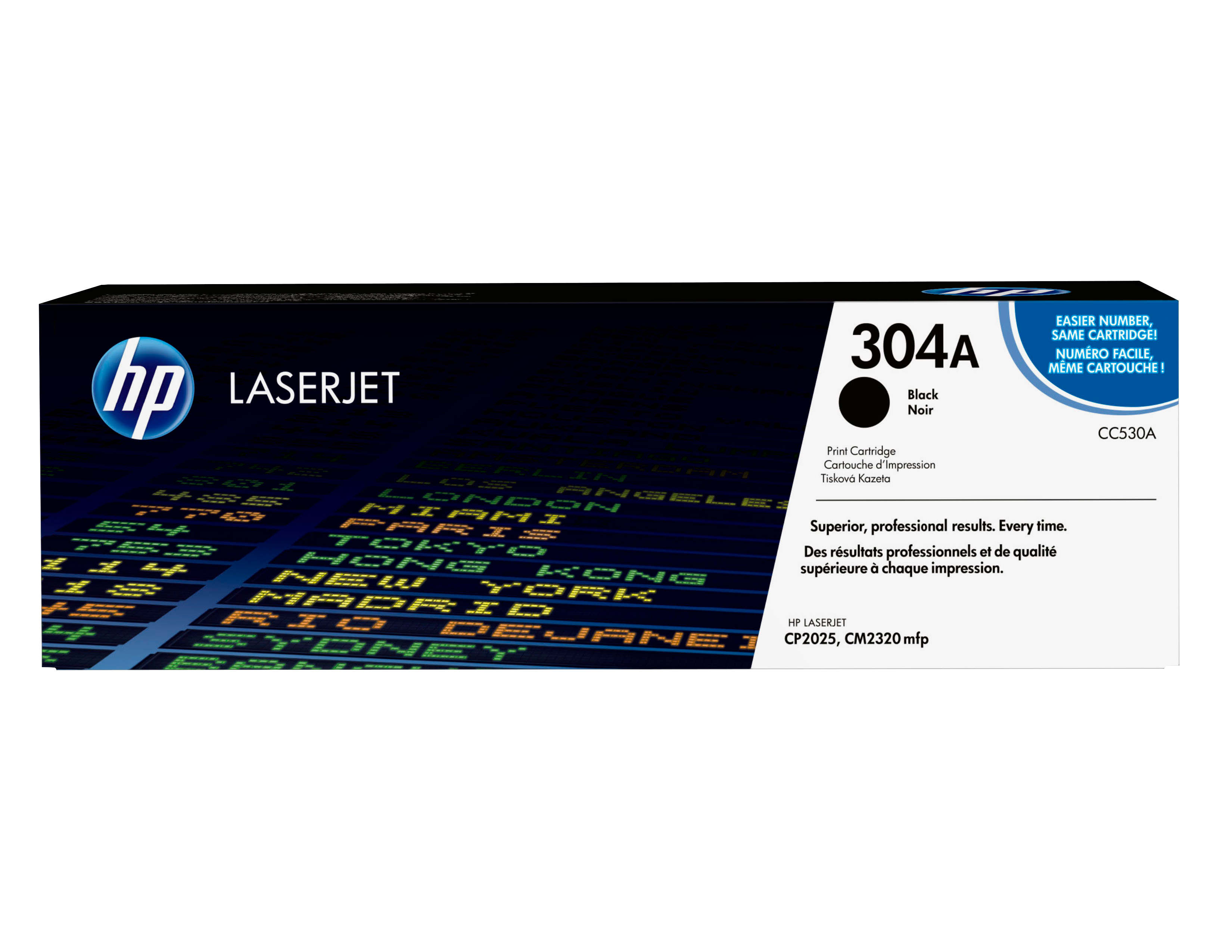 HP 304A BLACK LJ TONER CART CC530A HP — view 1