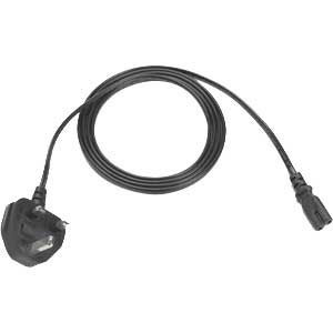ZEBRA 1.8M AC LINE CORD UNGROUNDED BS1363 PLUG ZEBRA — view 2