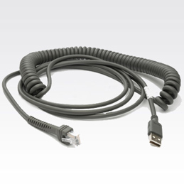ZEBRA CABLE SCAN UNI USB 9 COIL ZEBRA — view 2