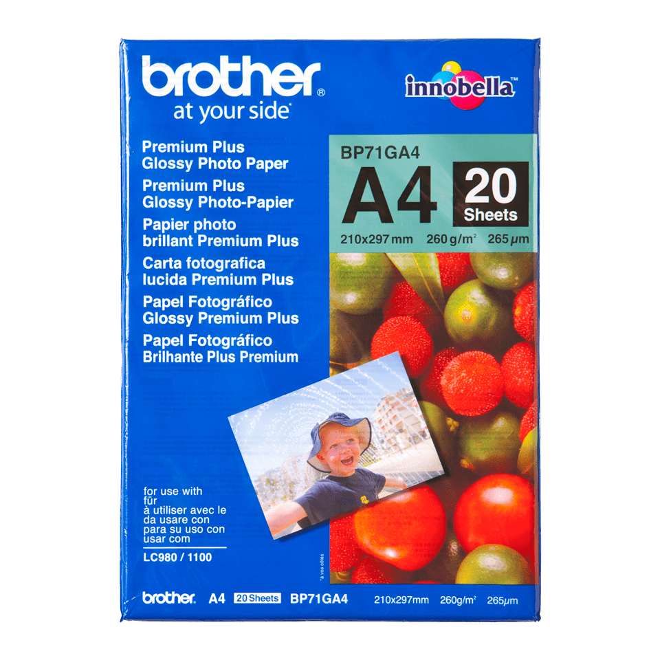 BROTHER BP-71GA Glossy A4 (20 sheets) BROTHER — view 2