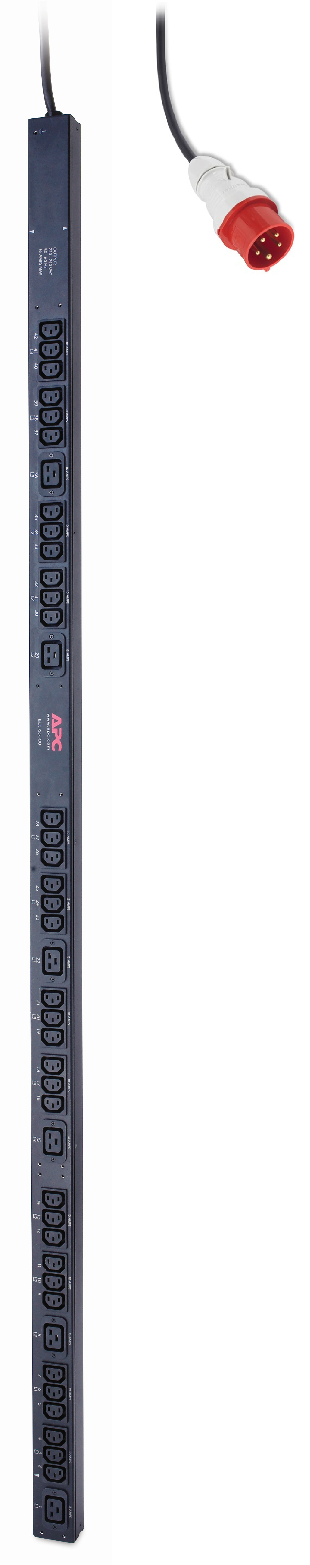 APC Rack PDU. Basic. Zero U. 11 kW. 230V. (3 APC — view 2