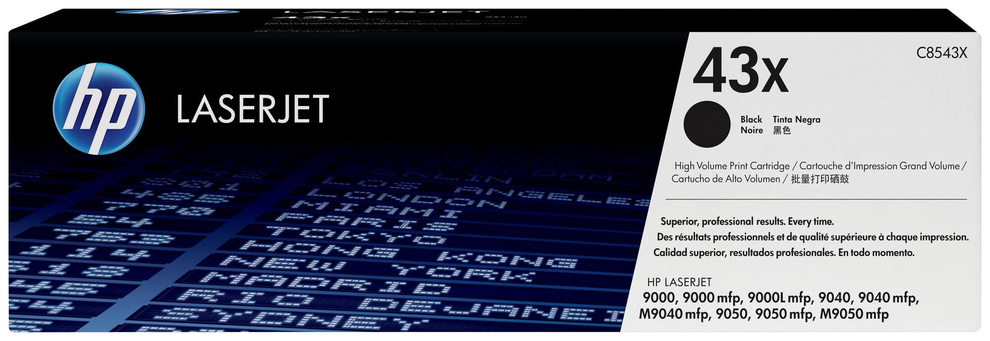 HP 43X BLACK HY LJ TONER CART C8543X HP — view 2