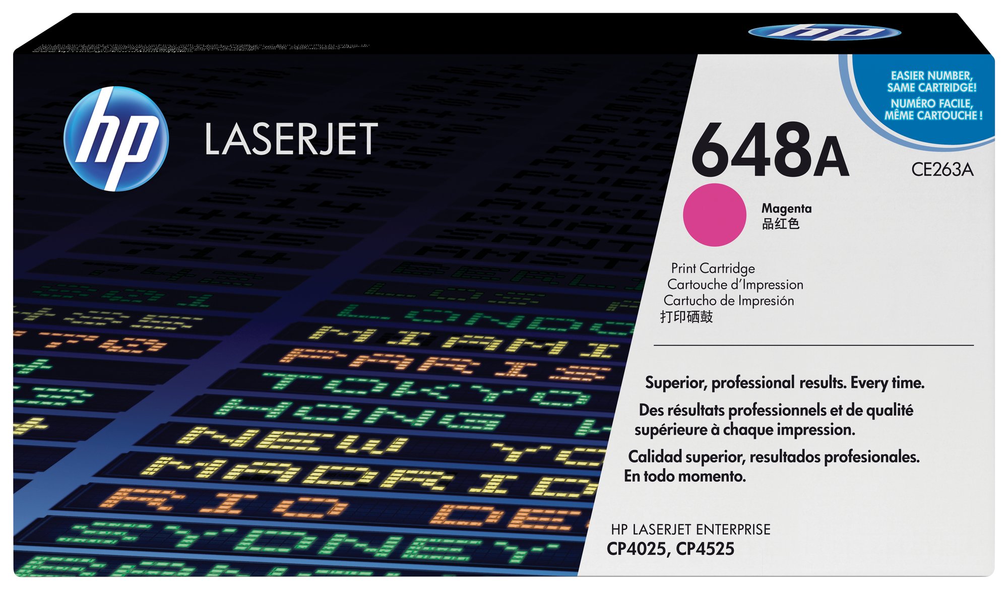 HP 648A MAGENTA LJ TONER CART CE263A HP — view 2