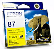 EPSON T0874 INK CARTRIDGE YELLOW R1900 EPSON — view 2