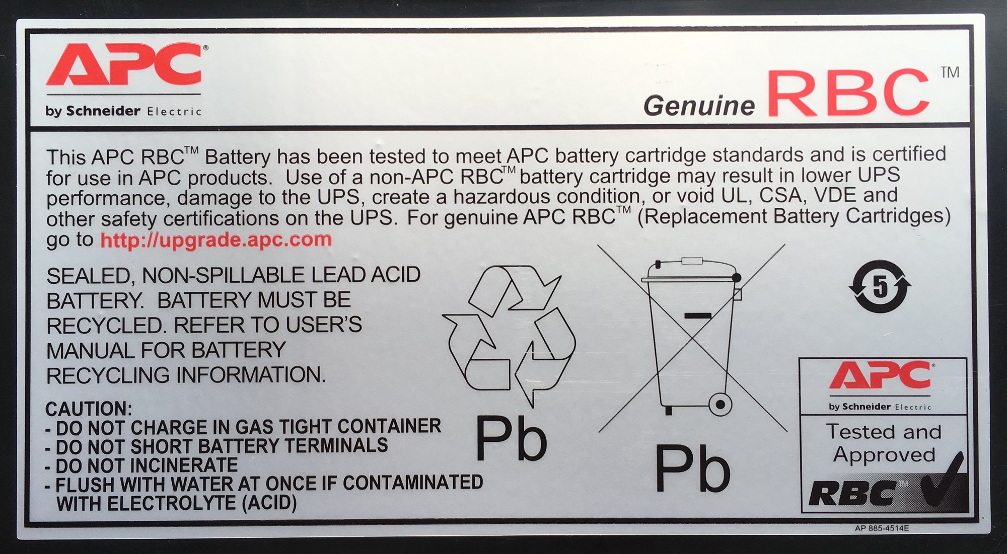 APC REPLACEMENT BATTERY CARTRIDGE 59 APC — view 3