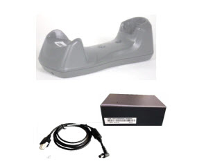 ZEBRA SINGLE-SLOT CHARGE ONLY CRADLE W/PS ZEBRA — view 2