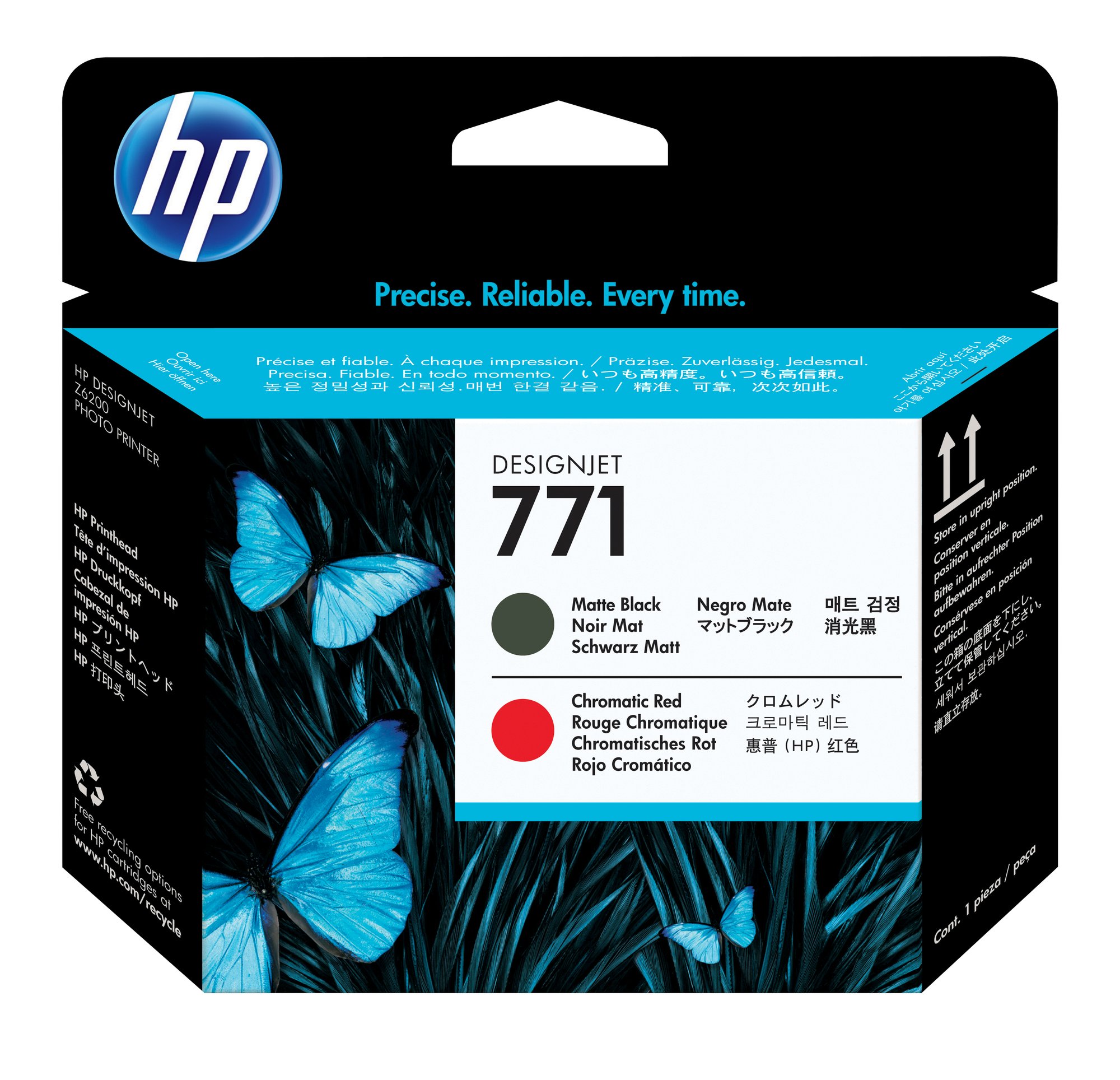 HP 771 Mte Bk/Chromatic Red Printhead HP — view 2