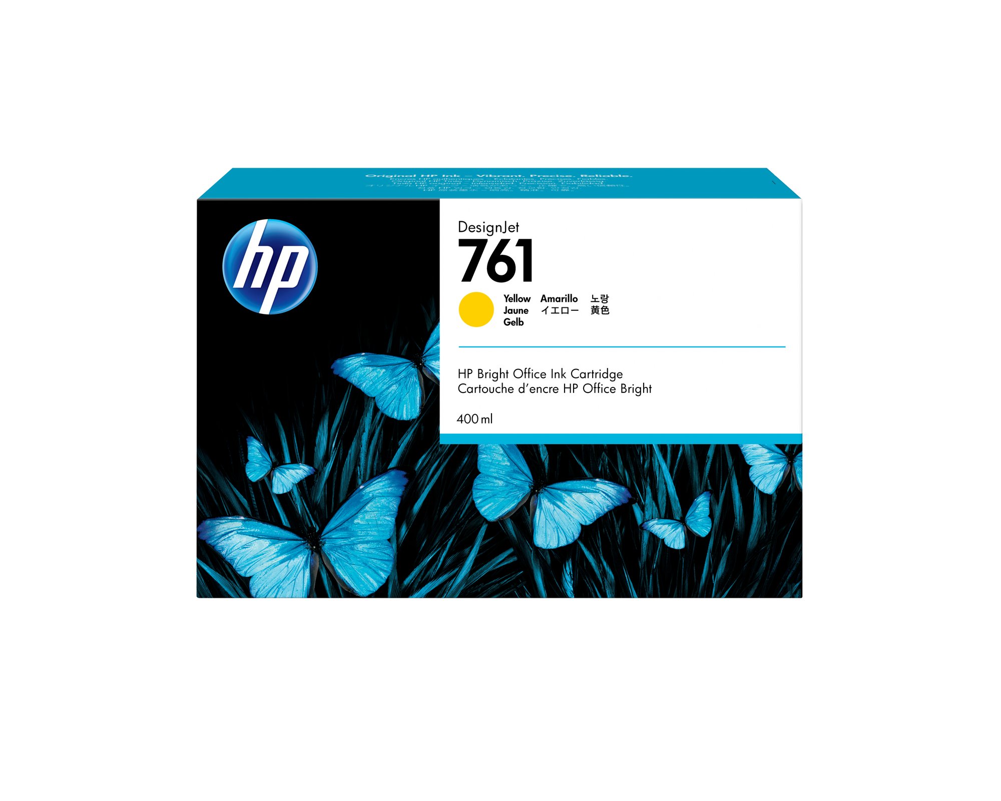 HP 761 400ml Yellow Ink Cartridge HP — view 2
