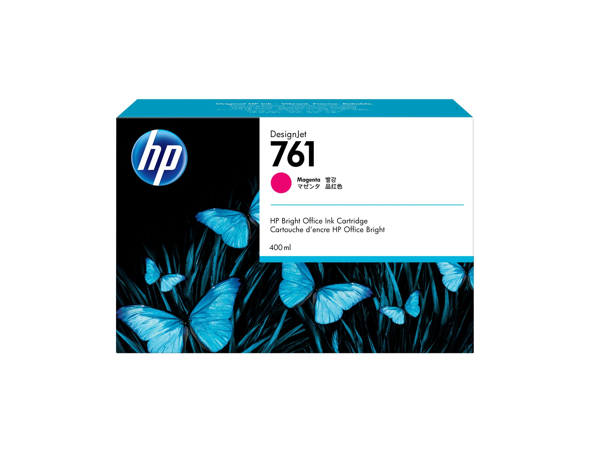 HP 761 400ml Magenta Ink Cartridge HP — view 2
