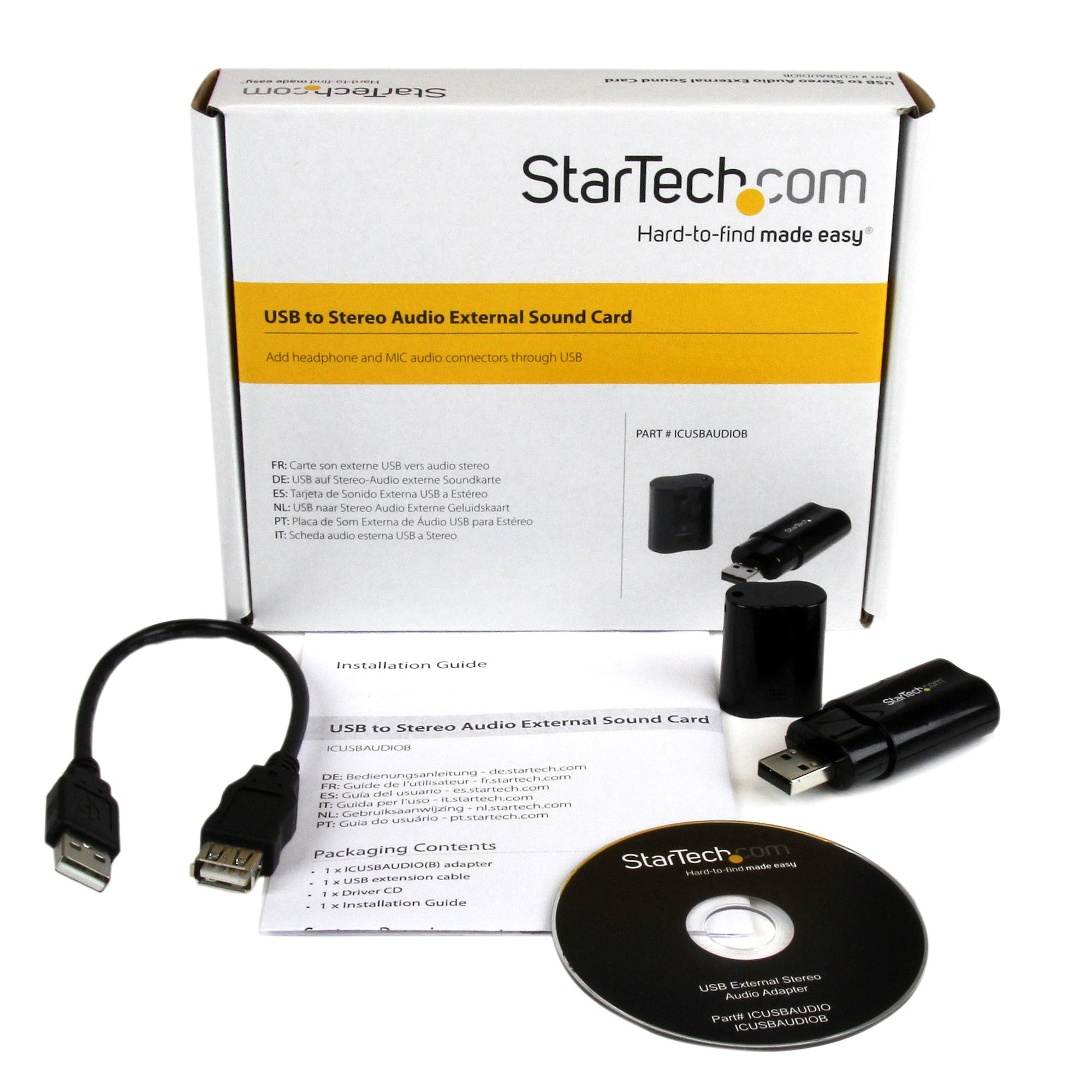 StarTech.com USB Audio Adapter External Sound Card StarTech.com — view 6
