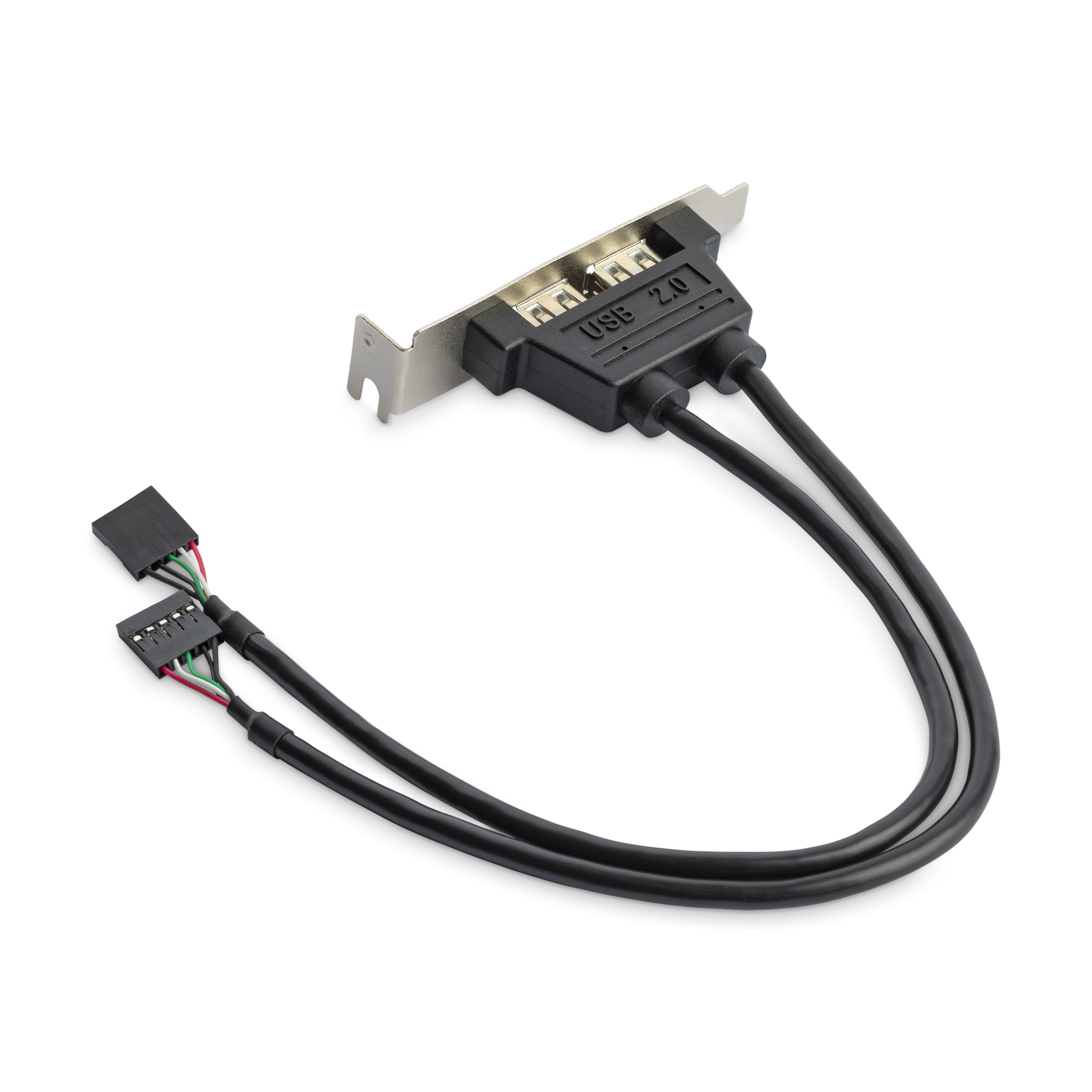StarTech.com 2 Port USB LP Slot Plate Adapter StarTech.com — view 2
