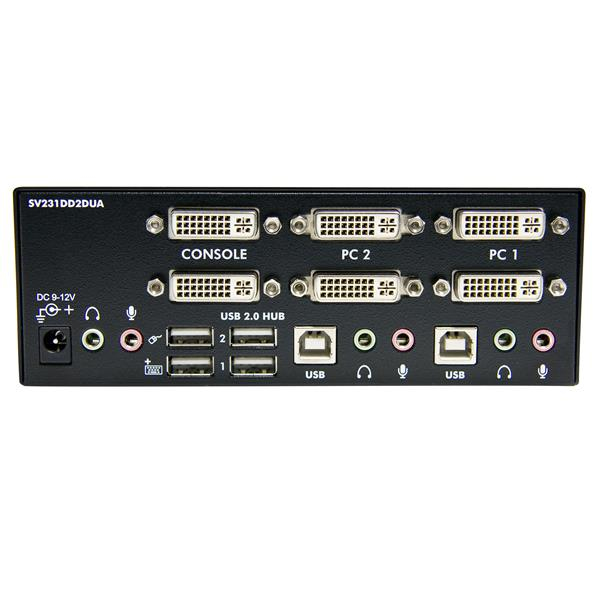 StarTech.com 2 Port Dual DVI USB KVM Switch StarTech.com — view 4