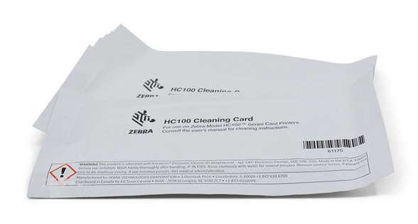 ZEBRA KIT CLEANING CARD HC100 (QTY10) ZEBRA — view 2