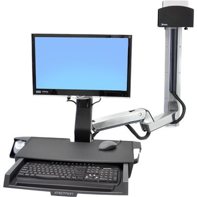 ERGOTRON SV SIT STAND COMBO ARM EXTENDER POLISHE ERGOTRON — view 2