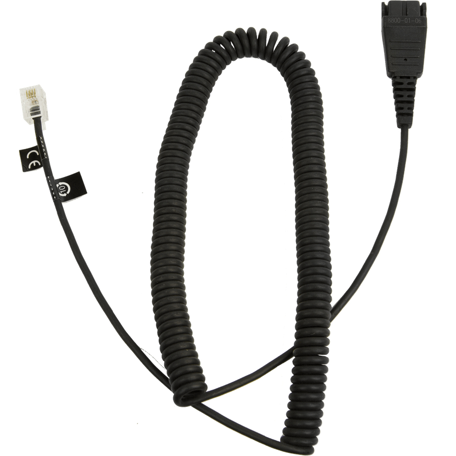 JABRA QD to RJ10 cable Siemens JABRA — view 2