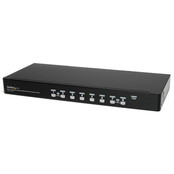 StarTech.com 8 Port 1U Rackmount USB KVM Switch Kit StarTech.com — view 2