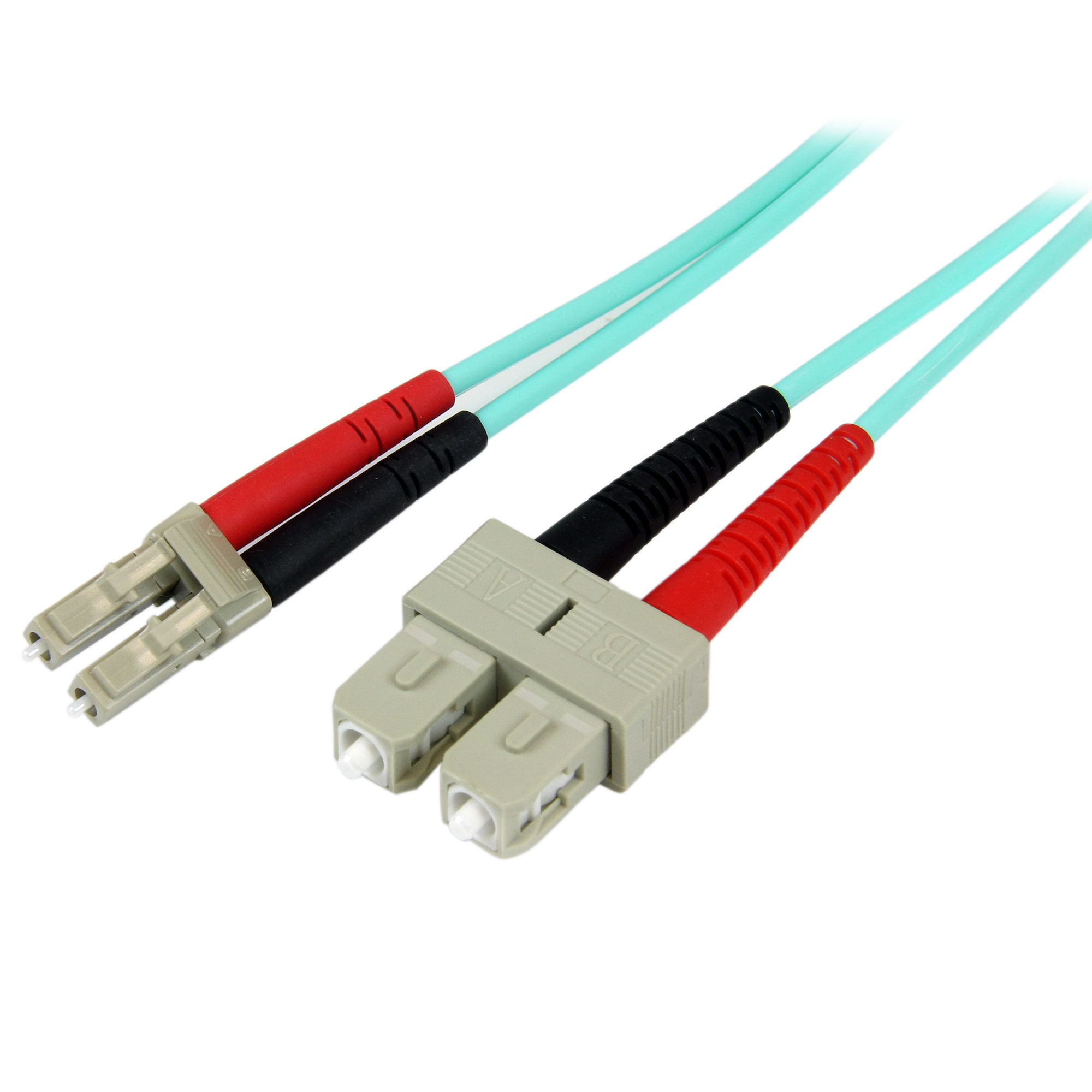 StarTech.com 2m 10 Gb Aqua MM Fiber Patch Cable LC/SC StarTech.com — view 2