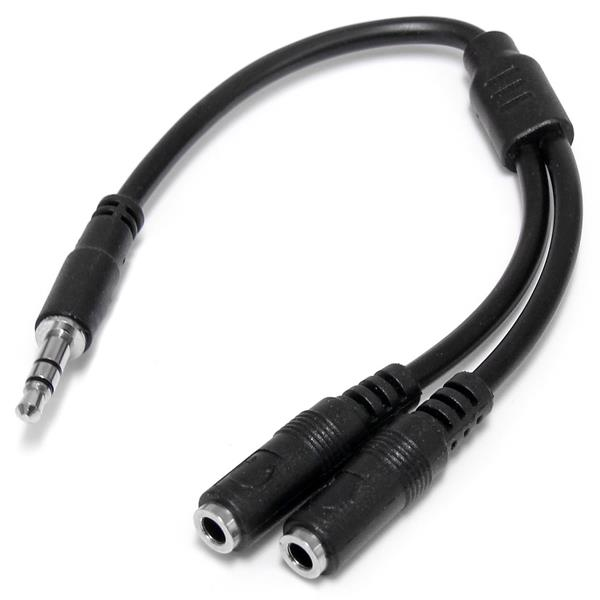 StarTech.com Slim Stereo Y Cable 3.5 to 2x 3.5mm StarTech.com — view 2