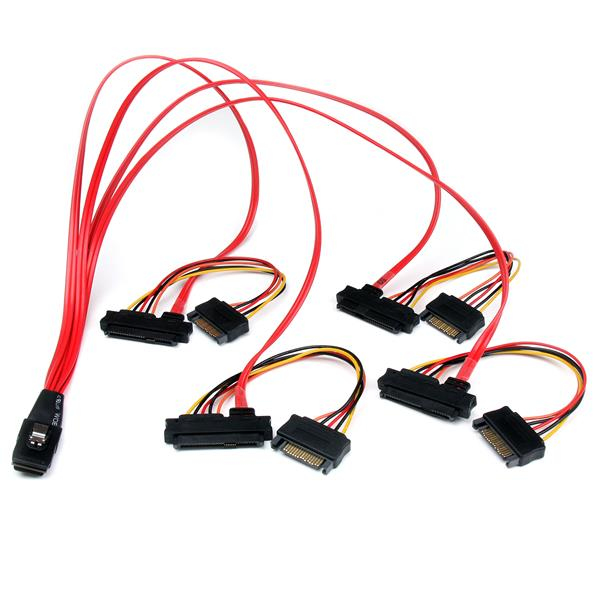 StarTech.com 50cm SAS Cable SFF8087 to 4x SFF8482 StarTech.com — view 2