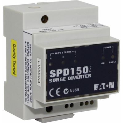 EATON 1Ph 100kA 1 Mode DIN Surge Diverter EATON — view 2