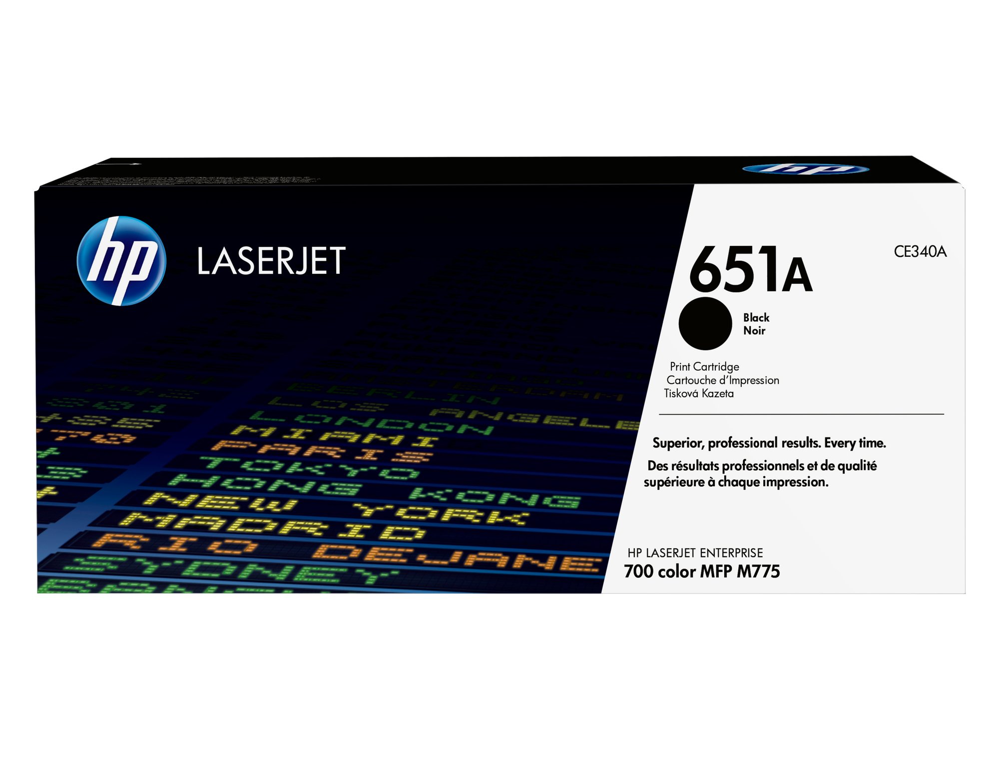 HP 651A BLACK LJ TONER CART CE340A HP — view 2