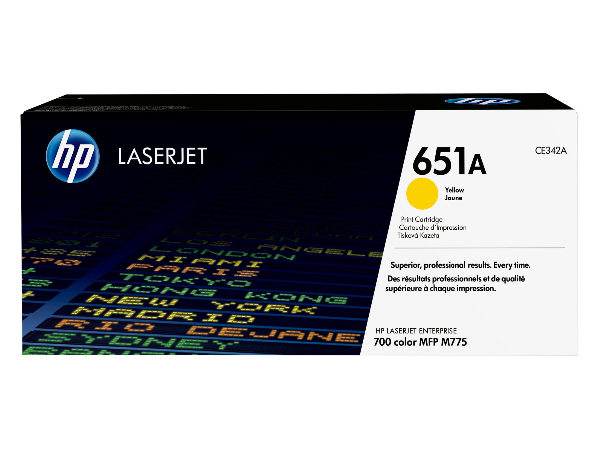 HP 651A YELLOW LJ TONER CART CE342A HP — view 2
