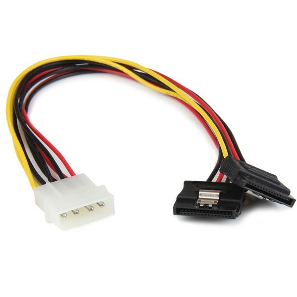StarTech.com 12 LP4 to 2x latching SATA Y Cable StarTech.com — view 2