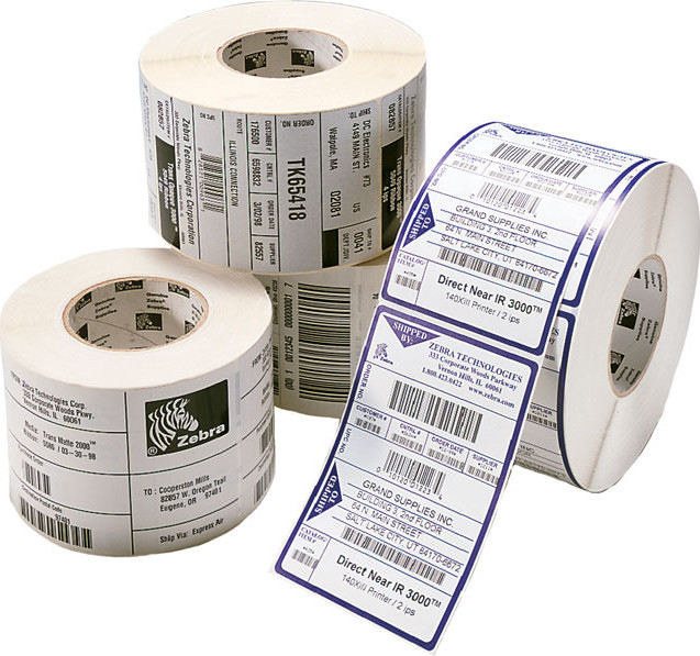 ZEBRA LABEL. PAPER. 102X102MM THERMAL TRANSFE ZEBRA — view 2