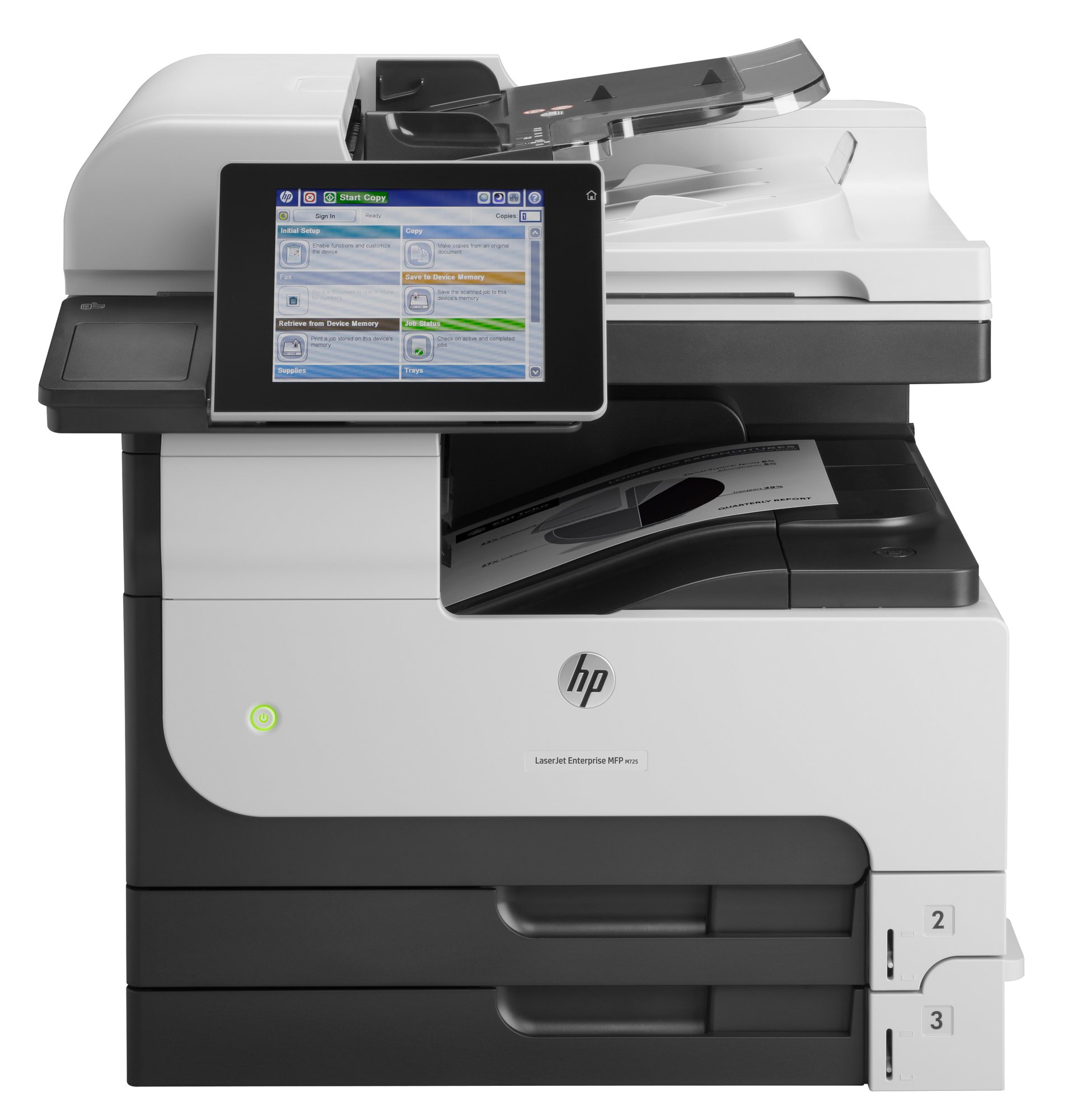 HP LASERJET ENTERPRISE MONO MFP M725dn - A3 HP — view 2