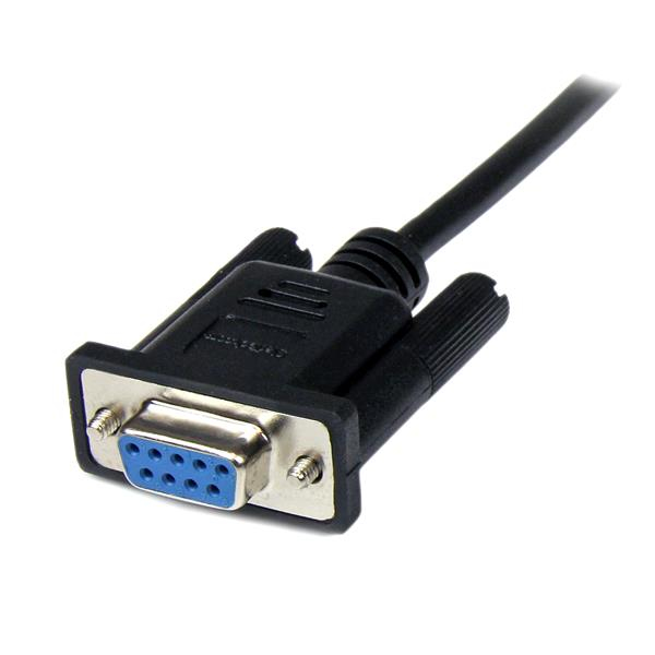 StarTech.com 2m Black DB9 RS232 Null Modem Cable F/M StarTech.com — view 3