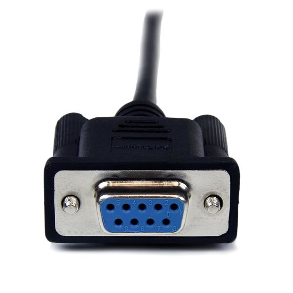 StarTech.com 2m Black DB9 RS232 Null Modem Cable F/M StarTech.com — view 4