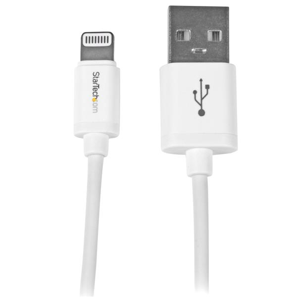 StarTech.com 1m White 8-pin Lightning to USB Cable StarTech.com — view 2