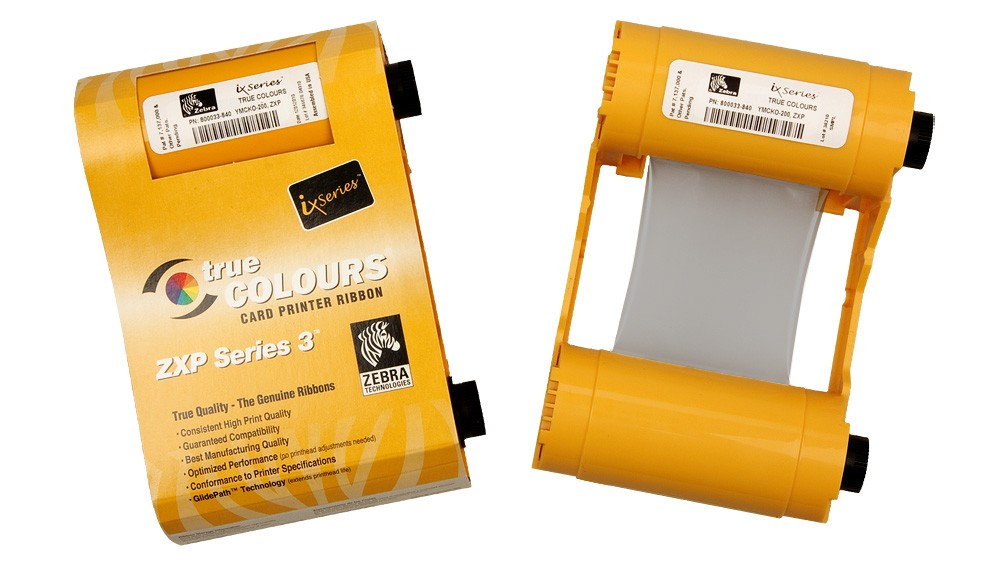 ZEBRA RIBBON COLOR-YMCKOK 57MMX135M(2.24INX4 ZEBRA — view 2