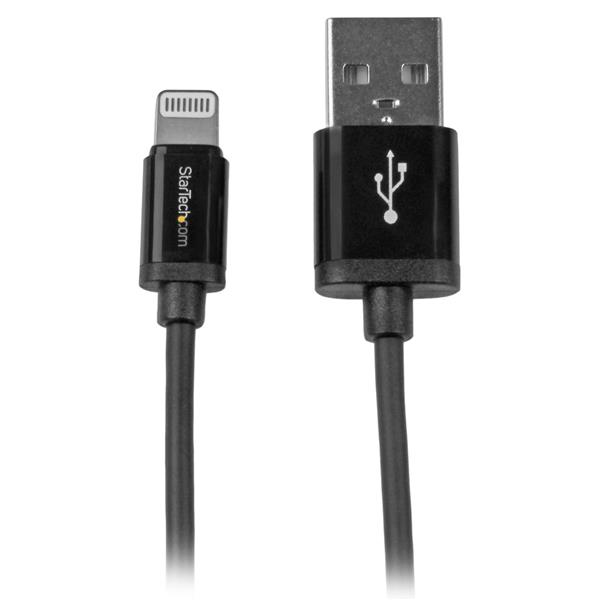 StarTech.com 1m Black 8-pin Lightning to USB Cable StarTech.com — view 2