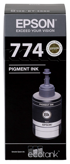 EPSON T774 Black ink bottle EPSON — view 2