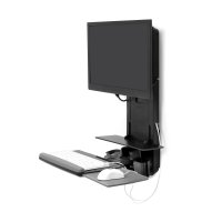 PATIENT ROOM VL18 STS WM ERGOTRON BLAC ERGOTRON — view 2