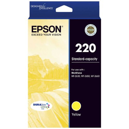EPSON 220 (C13T293492) Std capacity Yellow ink EPSON — view 2