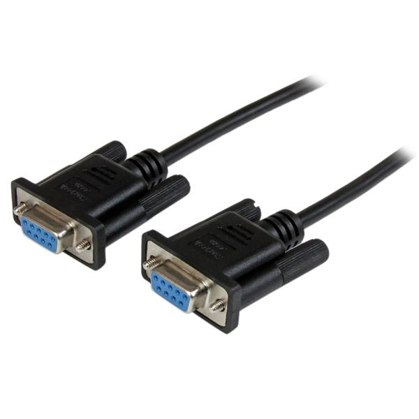 StarTech.com 2m Black DB9 RS232 Null Modem Cable FF StarTech.com — view 2