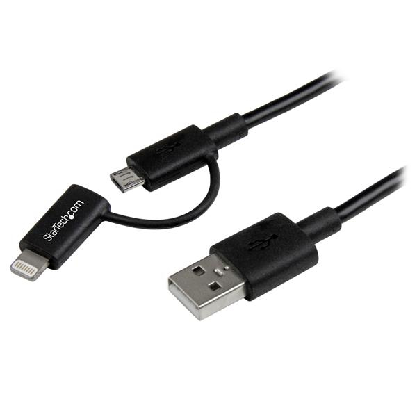 StarTech.com 1mLigthningorMicroUSBtoUSBCable StarTech.com — view 2