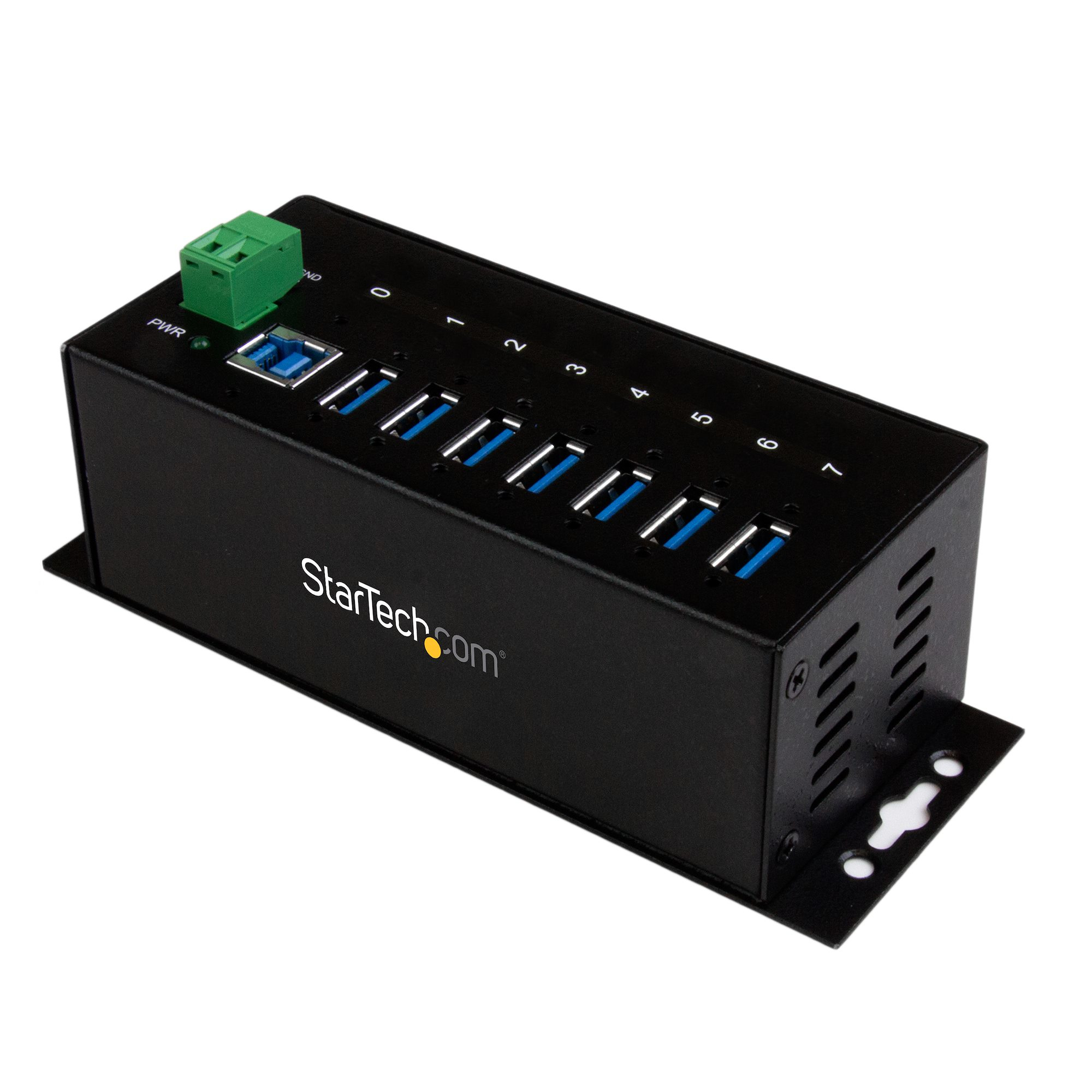StarTech.com 7 Port Industrial USB 3.0 Hub - Metal StarTech.com — view 2