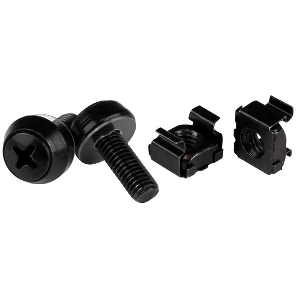 StarTech.com M6 SCREWS CAGE NUTS - 100 PACK BLACK StarTech.com — view 2