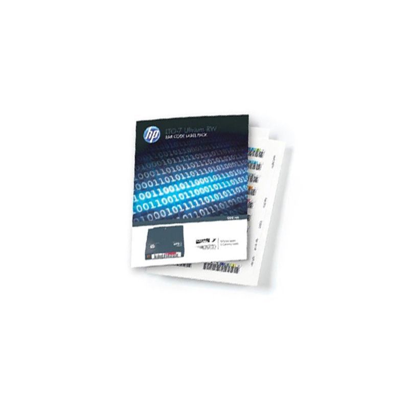 Hewlett Packard Enterprise HPE LTO-7 Ultrium RW Bar Code Label Pack Hewlett Packard Enterprise — view 2