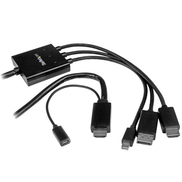StarTech.com 6 ft DP Mini DP or HDMI to HDMI Adapter StarTech.com — view 2