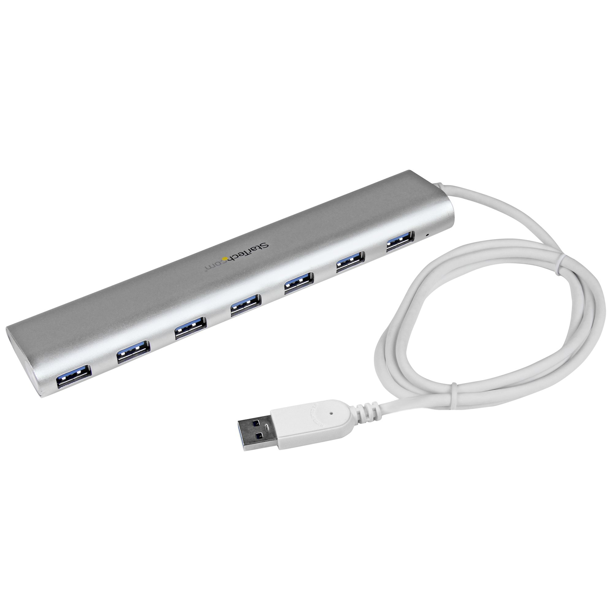 StarTech.com 7 Port Compact USB 3.0 Hub - Aluminum StarTech.com — view 2