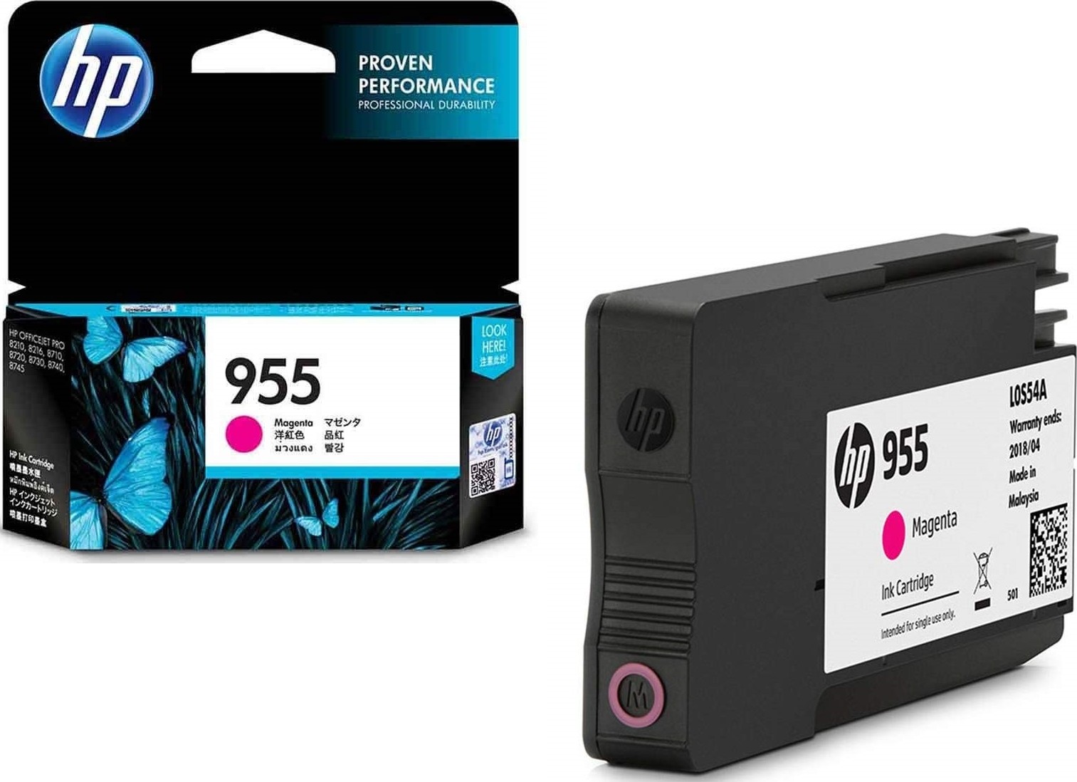 HP 955 Magenta Original Ink Cartridge HP — view 2