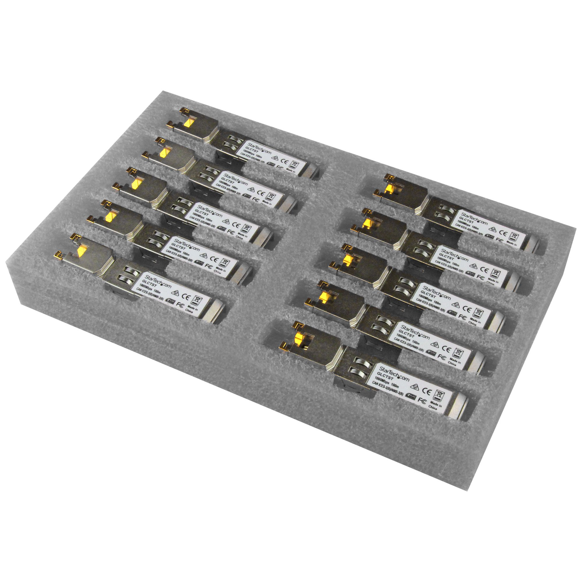 StarTech.com GIGABIT RJ45 COPPER SFP - 10 PACK StarTech.com — view 2