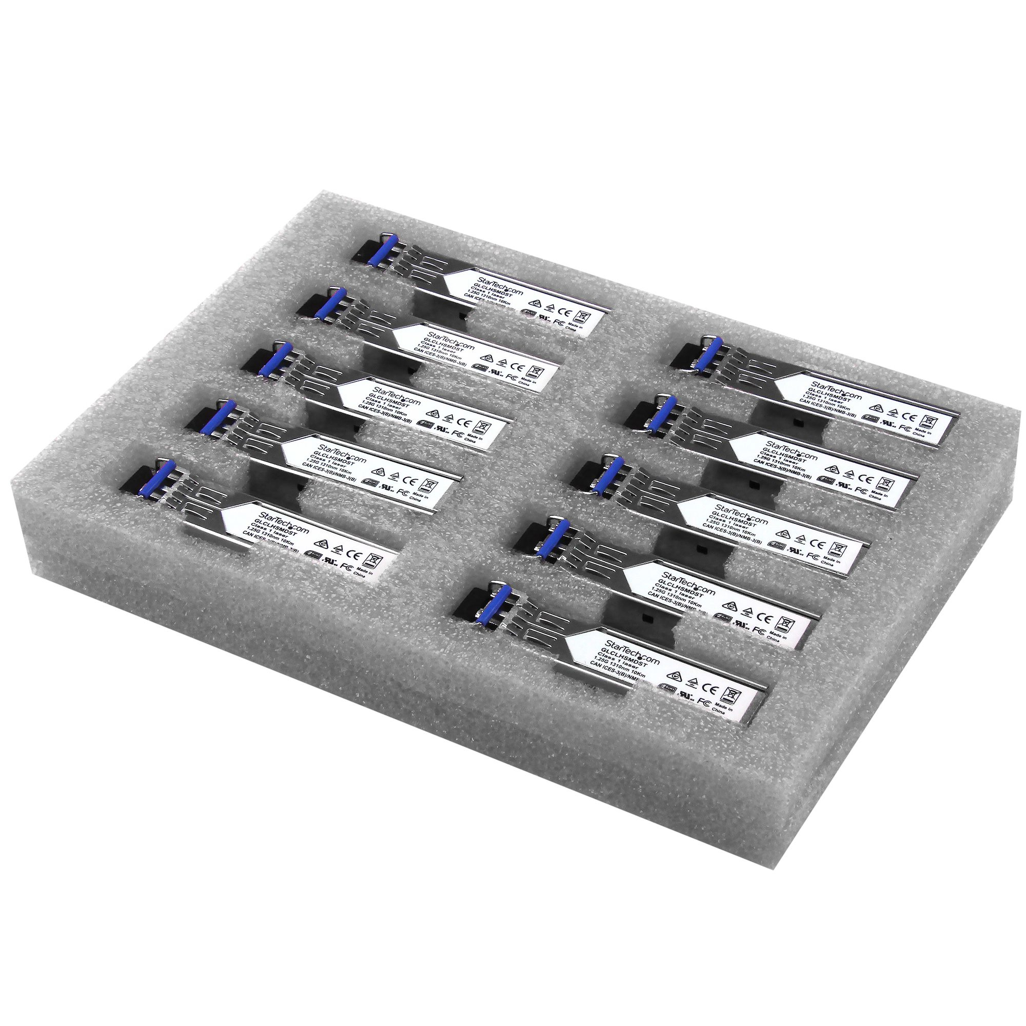 StarTech.com Gb Fiber SFP - Cisco Compatible -10 Pack StarTech.com — view 2