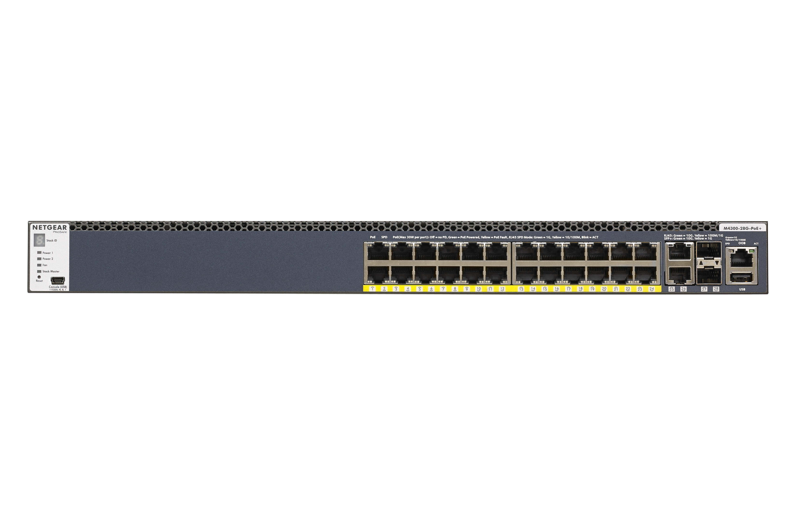 NETGEAR M4300-28G-POE+ FULLYMGD STCK LYR3 24X1G NETGEAR — view 2