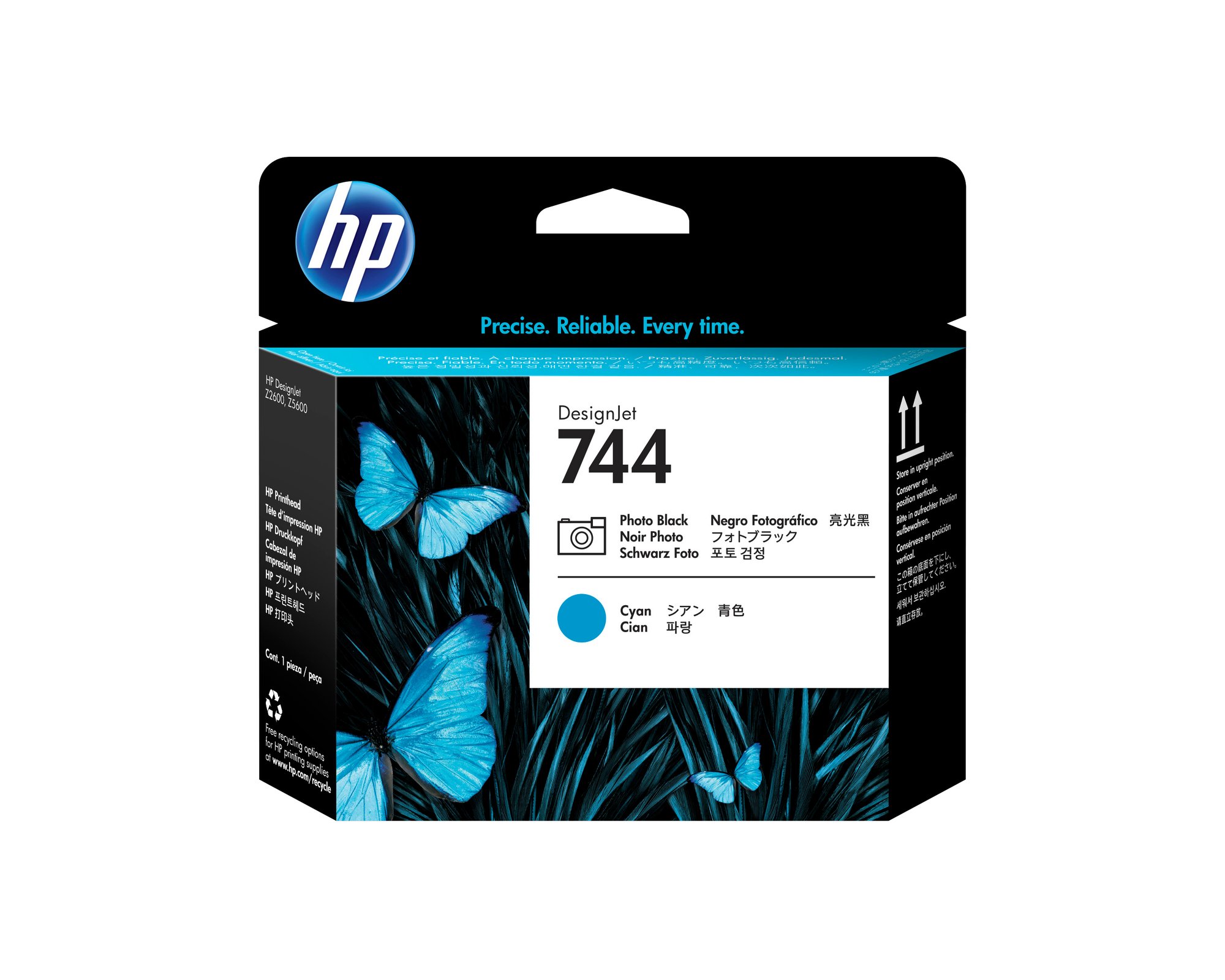 HP 744 PHOTO BLACK CYAN PRINTHEAD HP — view 2